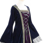 Womens Medieval Renaissance Costume Plus Size Medieval Role Play Dress - Azufun