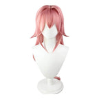 Yae Miko Wig Genshin Impact Pink side upturned cosplay long Wigs for women - Azufun