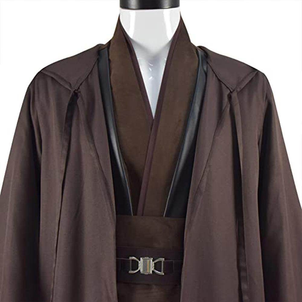 Anakin Skywalker Obi-Wan Costume Cloak Cosplay Halloween Suit - Azufun
