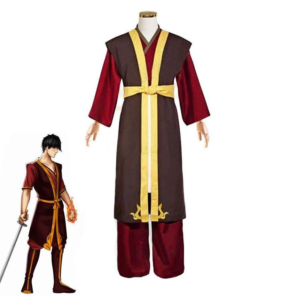 Avatar The Last Airbender Ann Zuko Prince Cosplay Costume Halloween Party Outfits Dress Up for Men - Azufun