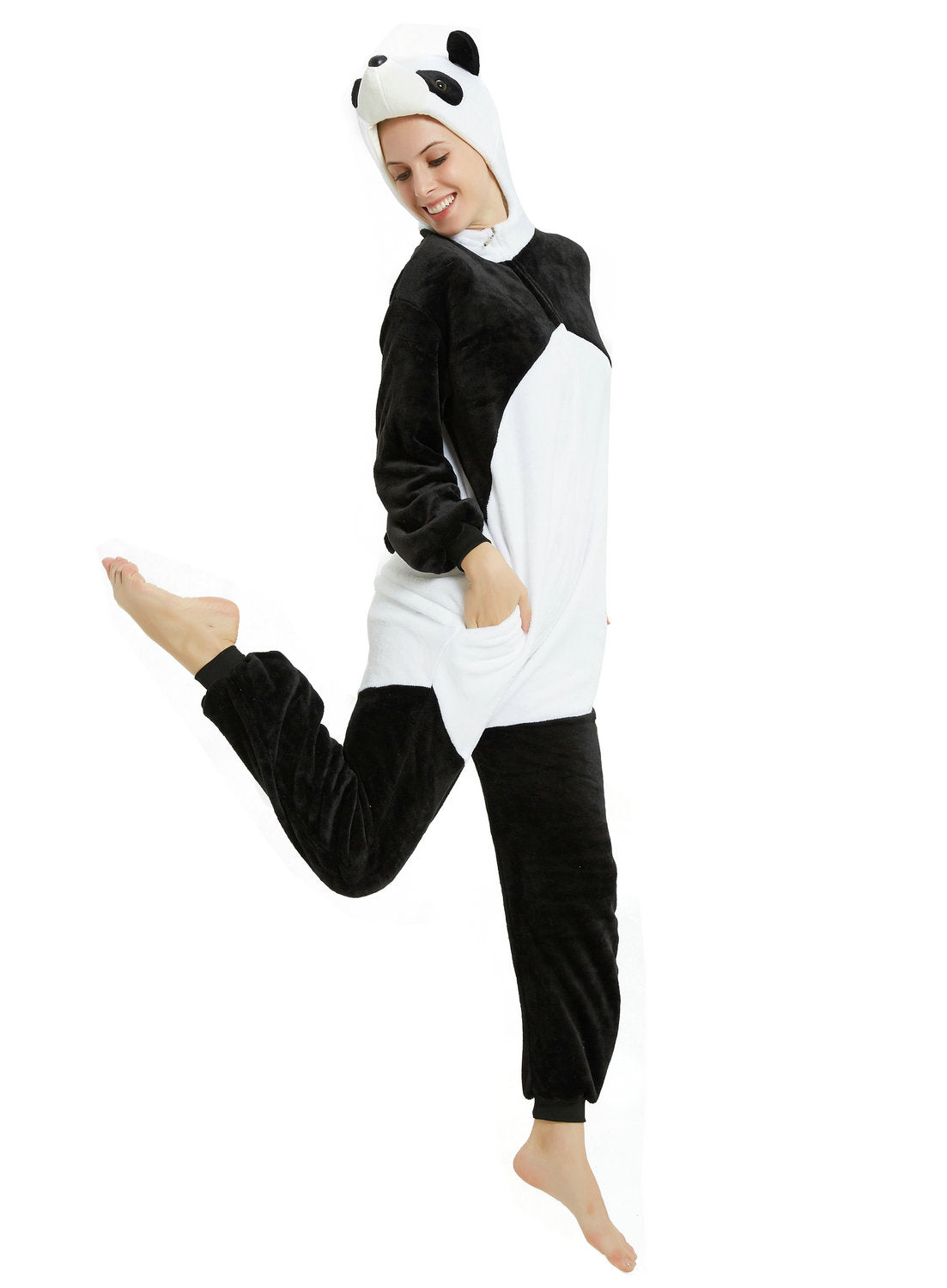 3D Panda Kigrumi Onesies for Adult Animal Costumes Pajamas All Size