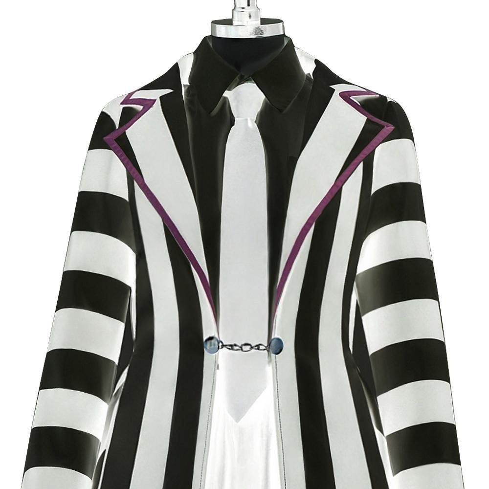Beetlejuice Adult Kids Blazer Dress Costume For Women Girl - Azufun