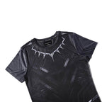 Black Panther Men T shirt Short Sleeve Running Fitness Tee Top - Azufun