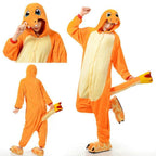 Charmander Fire Dragon Kigurumi Onesies Pokemon Pajamas - Azufun