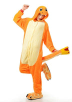 Charmander Fire Dragon Kigurumi Onesies Pokemon Pajamas - Azufun