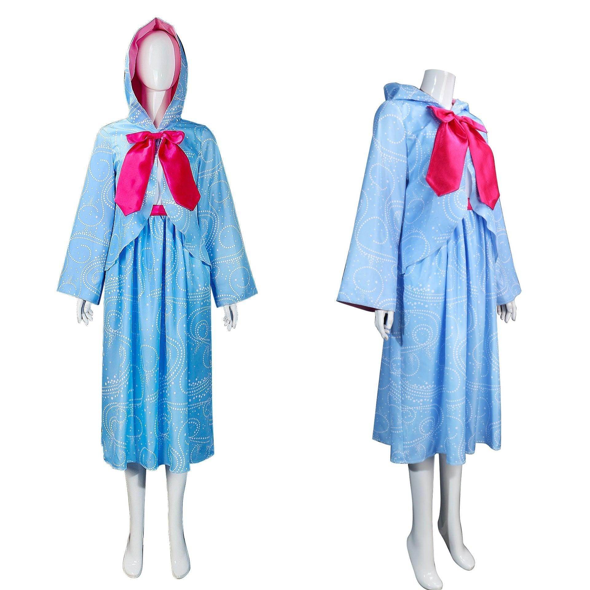 Cinderella Fairy Godmother Dress Carnival Cosplay Costume For Adult - Azufun