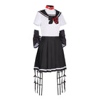 Dead Mount Death Play Shinoyama Poruka Sakimiya Misaki Anime Cosplay Costume Outfits Halloween Carnival Suit - Azufun