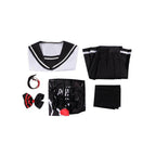 Dead Mount Death Play Shinoyama Poruka Sakimiya Misaki Anime Cosplay Costume Outfits Halloween Carnival Suit - Azufun