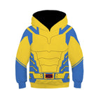 Deadpool and Wolverine Children 3D cartoon Sweater Jumpsuit cosplay - Azufun