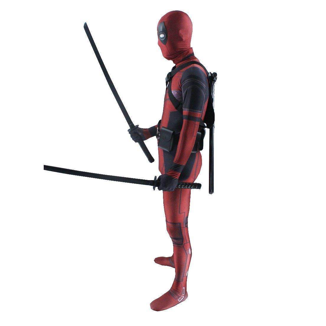 Deadpool & Wolverine Costume Cosplay for Adult kids All Size - Azufun