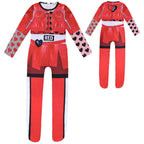 Descendants 4 Queen Of Hearts Red Costume For Girls Kids Halloween - Azufun