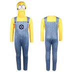 Despicable Me Minion Costume Cosplay Halloween Masquerade Party Halloween Full Set - Azufun