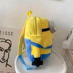 Despicable Me Minions Plush school bag large capacity student cartoon backpack - Azufun