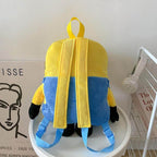Despicable Me Minions Plush school bag large capacity student cartoon backpack - Azufun