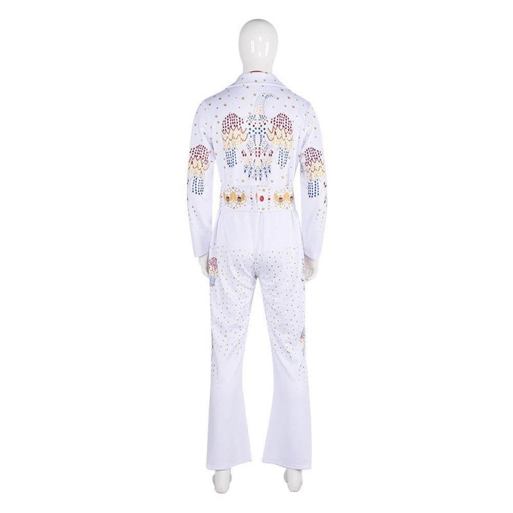Elvis Presley Rock Singer Cosplay Costume for Halloween and Stage Performances Adult and Children - Azufun