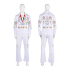 Elvis Presley Rock Singer Cosplay Costume for Halloween and Stage Performances Adult and Children - Azufun
