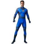 Fantastic Four Mr. Fantastic Reed Richards Cosplay Zentai Costume Suit for Adults and Kids - Azufun