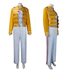 Freddie Mercury Cosplay Costume Queen's Lead Singer Outfit for Adults - Azufun