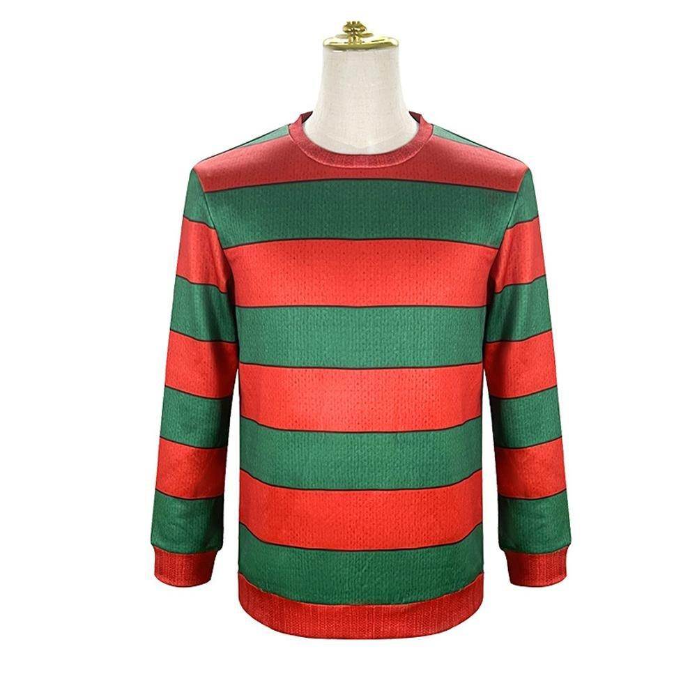 Freddy Krueger A Nightmare on Elm Street Adult Cosplay Costume Outfits Halloween Carnival Suit - Azufun