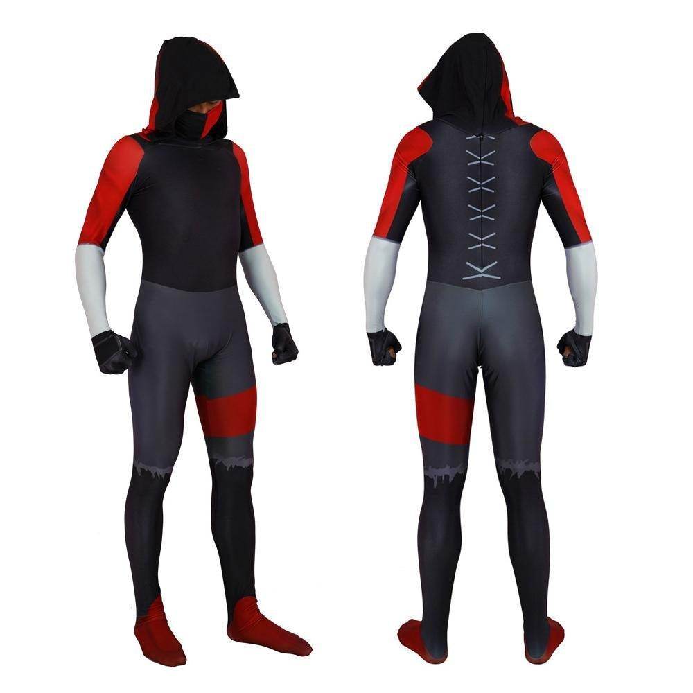 Game Fortnite Ikonik Adult Jumpsuit Outfit Halloween Carnival Suit Cosplay Costume - Azufun