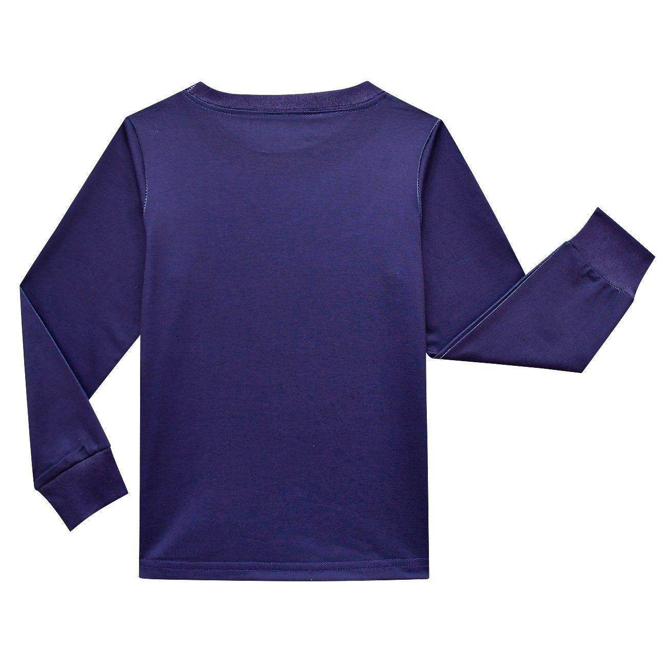 Godzilla Vs Kong Printed Two-piece Boy Long-sleeved Trousers Pajamas - Azufun