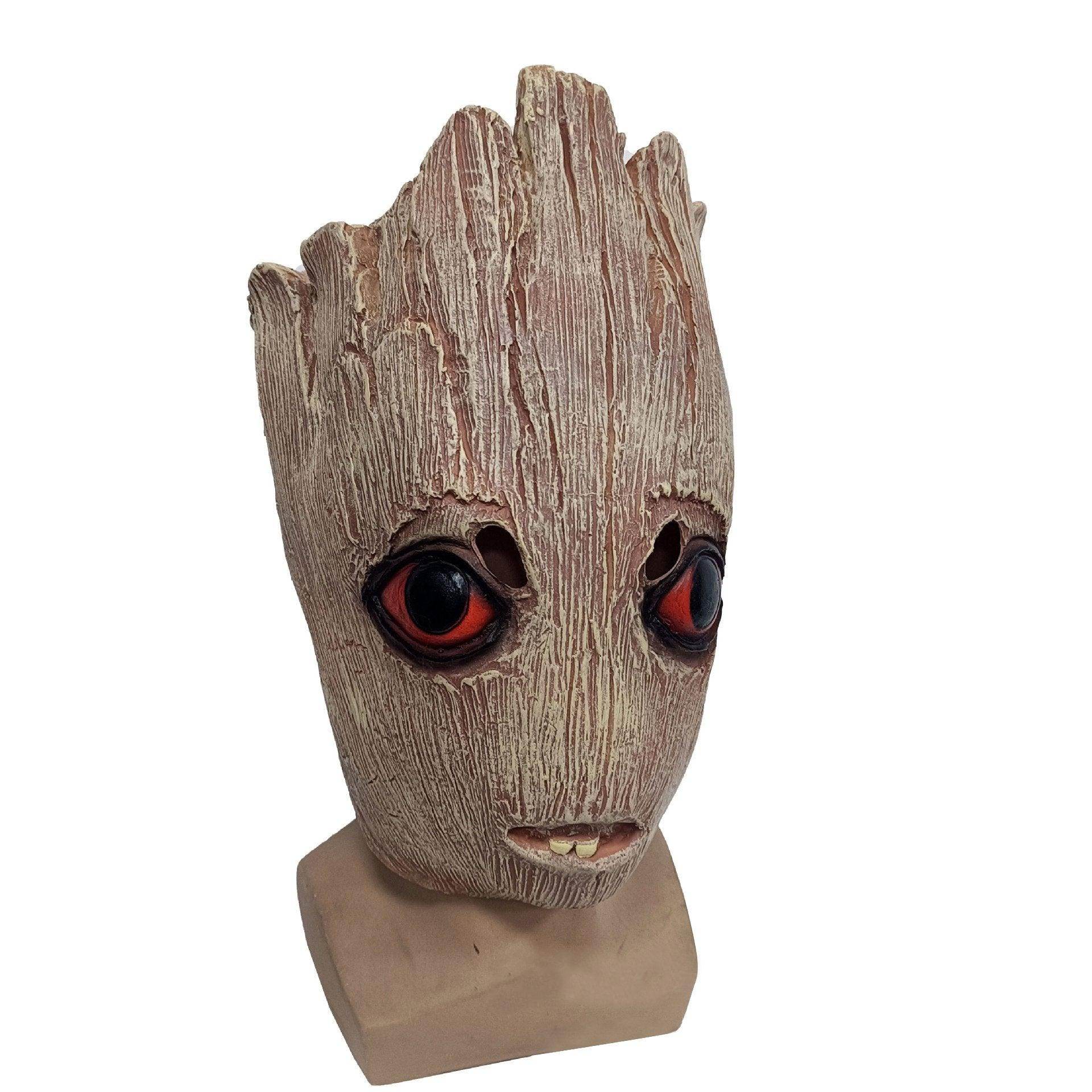 Guardians of the Galaxy Groot Mask latex Halloween - Azufun