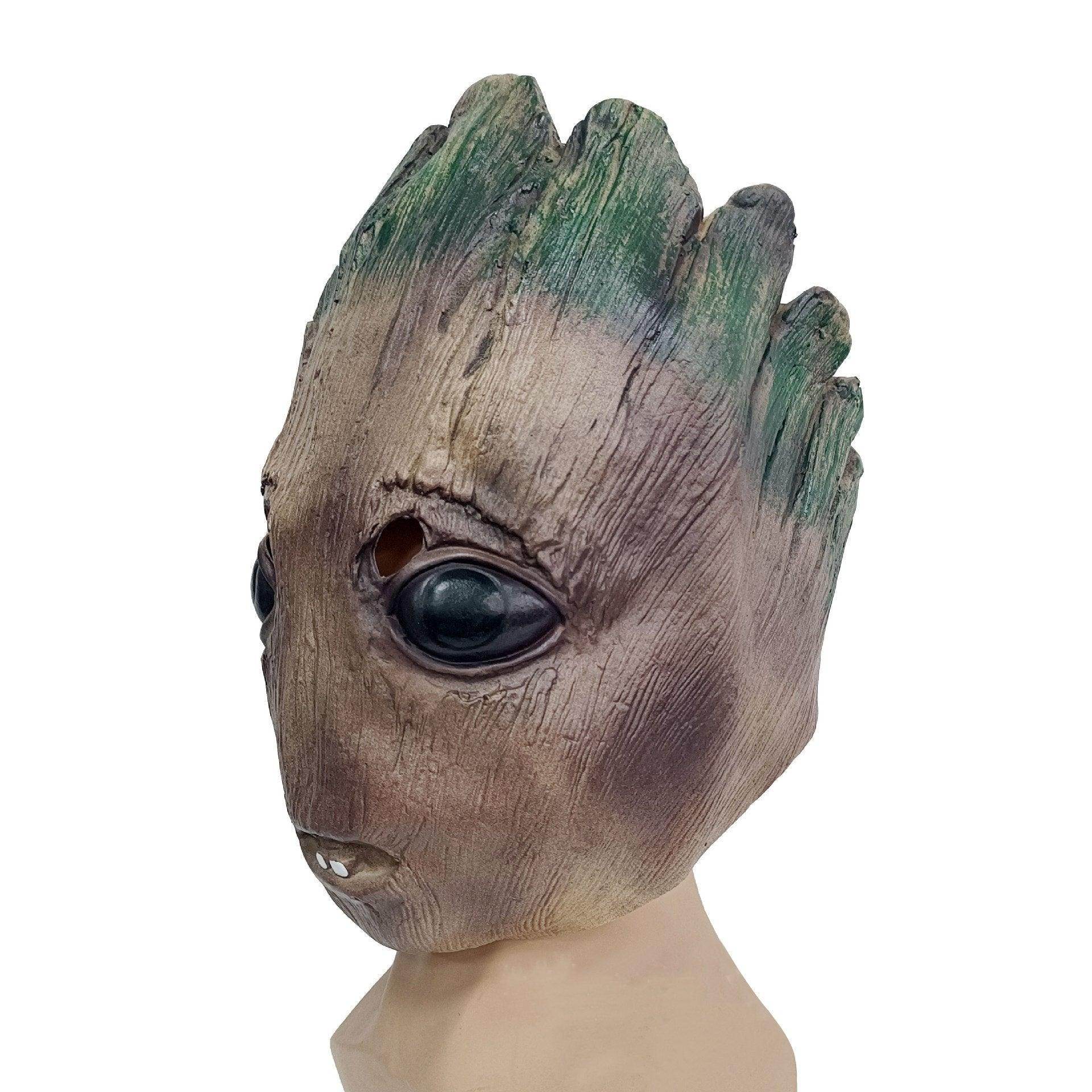 Guardians of the Galaxy Groot Mask latex Halloween - Azufun