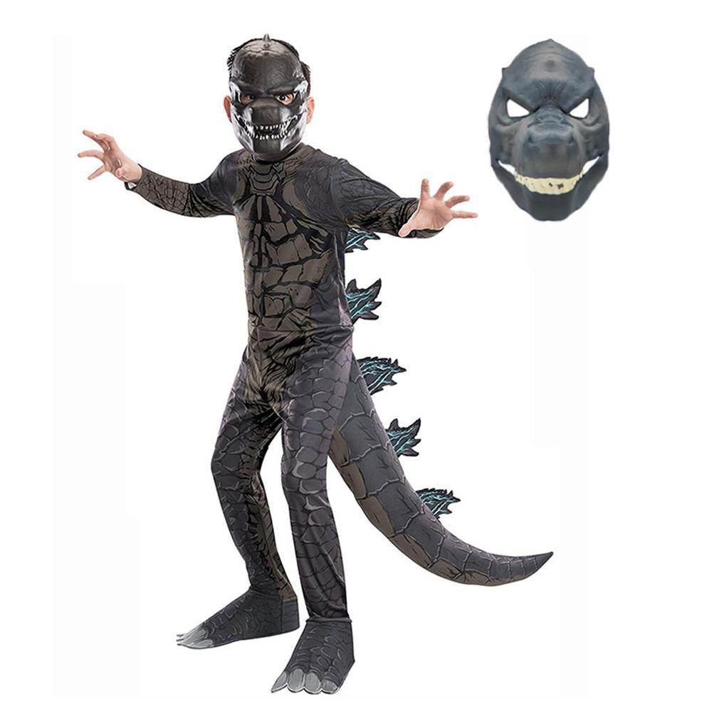Halloween New Cosplay Fire Godzilla Kids Costume - Azufun