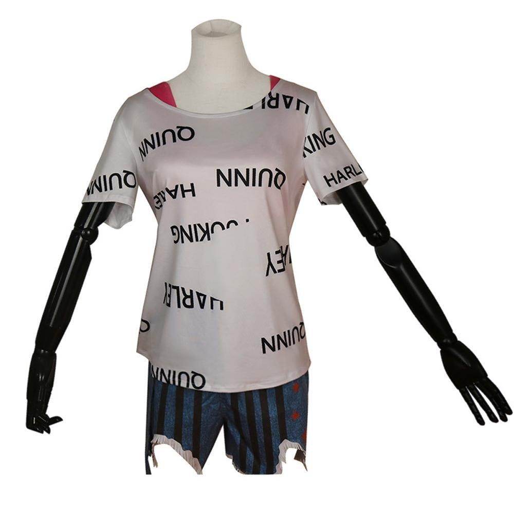 Harley Quinn Birds Of Prey Cosplay Costume Party Carnival Adult - Azufun