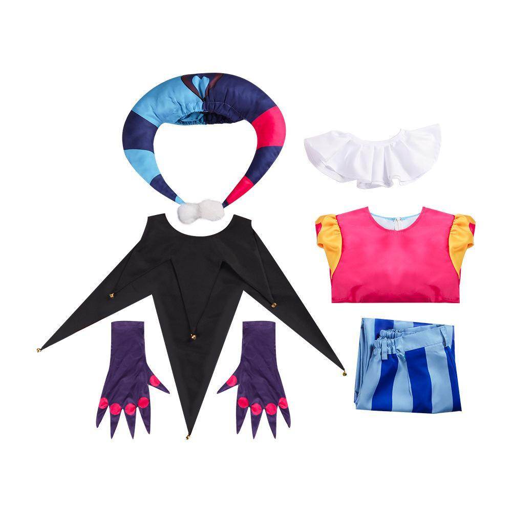 Hazbin Hotel Helluva Boss Fizzarolli clown stage costume cosplay - Azufun