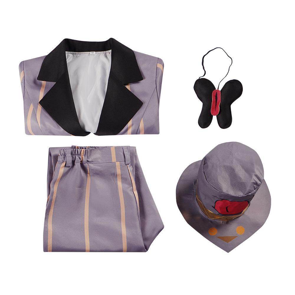 Hazbin Hotel Sir Pentious Suit Adult Cosplay Costume Party Halloween Carnival - Azufun