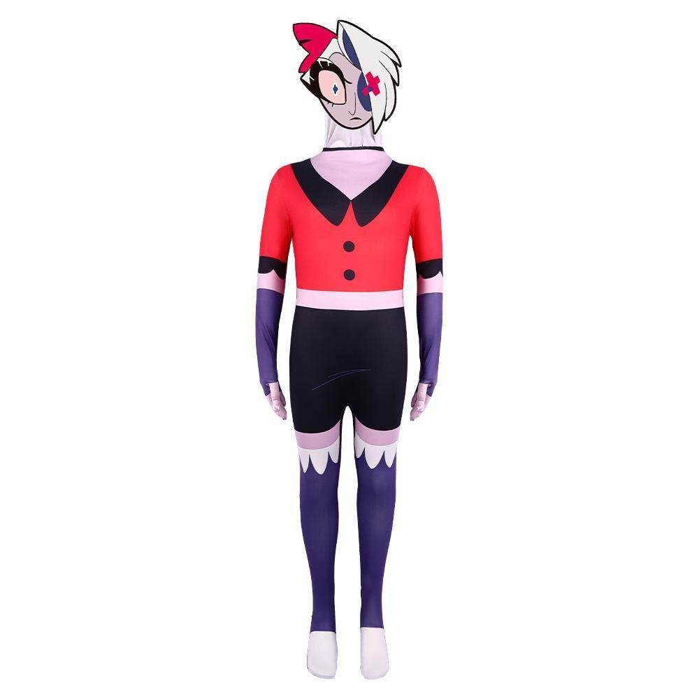 Hazbin Hotel Vaggie Jumpsuit Adult Kids Cosplay Costume Halloween Carnival - Azufun