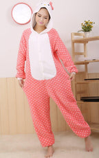 Hello Kitty Onesie Hoodie Animal Kigurumi Costume Pajamas - Pajamasbuy