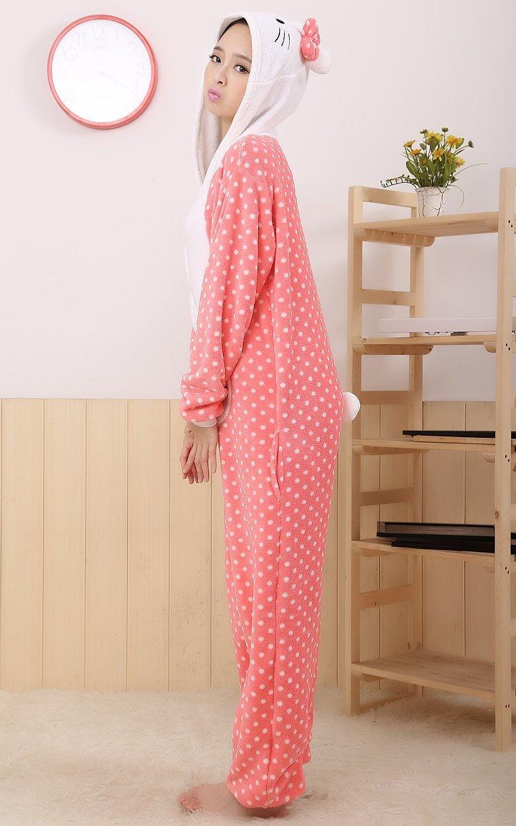 Hello Kitty Onesie Hoodie Animal Kigurumi Costume Pajamas - Pajamasbuy