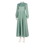 Howl's Moving Castle Green Maid Dress Halloween Carnival Suit Cosplay Costume - Azufun