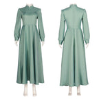 Howl's Moving Castle Green Maid Dress Halloween Carnival Suit Cosplay Costume - Azufun