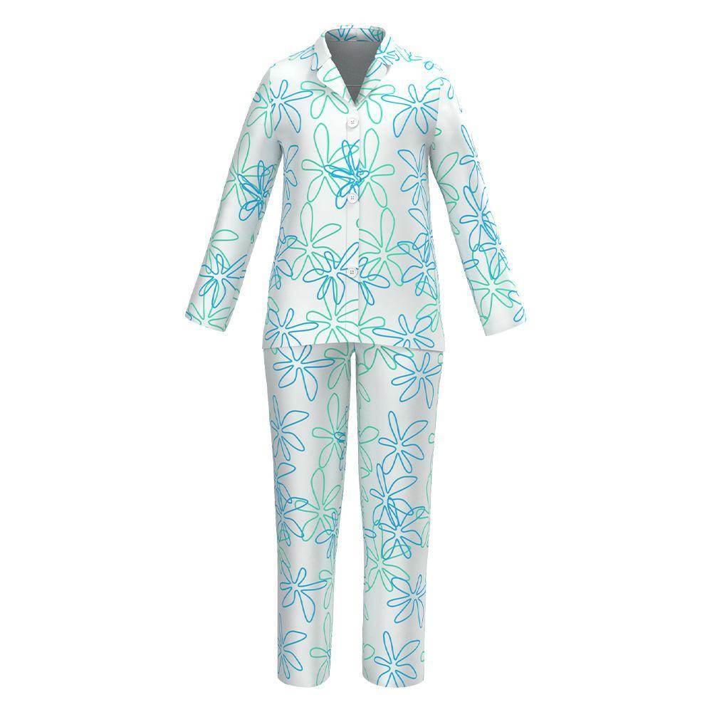 inside out 2 costumes Summer ice silk pajamas Home Wear - Azufun