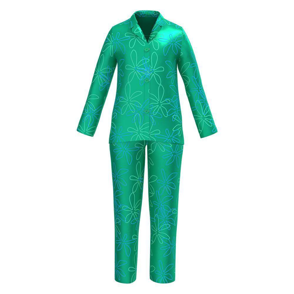 inside out 2 costumes Summer ice silk pajamas Home Wear - Azufun
