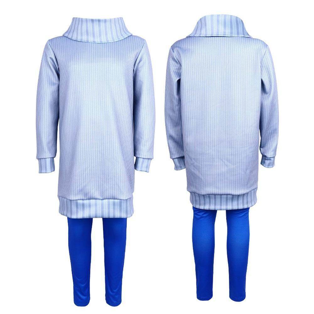 Inside Out 2 Sadness Costume Halloween Stage Performance Outfit for Kids and Adults - Azufun