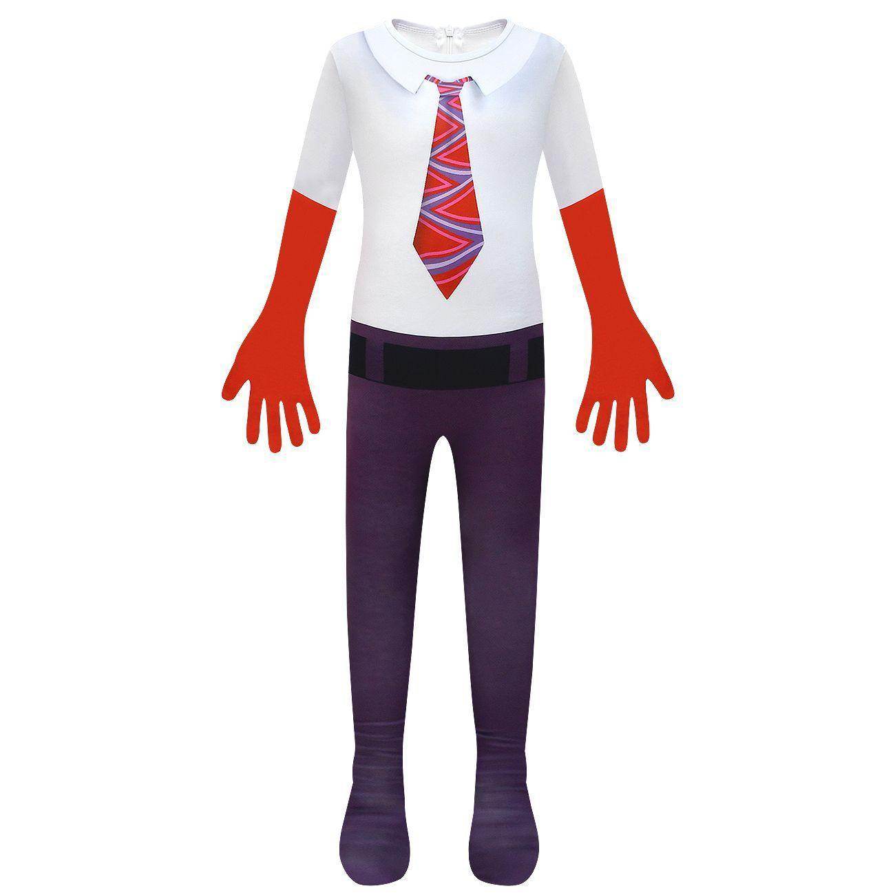 Inside Out Anger Cosplay Jumpsuit for Boys Kids' Zentai Costume - Azufun