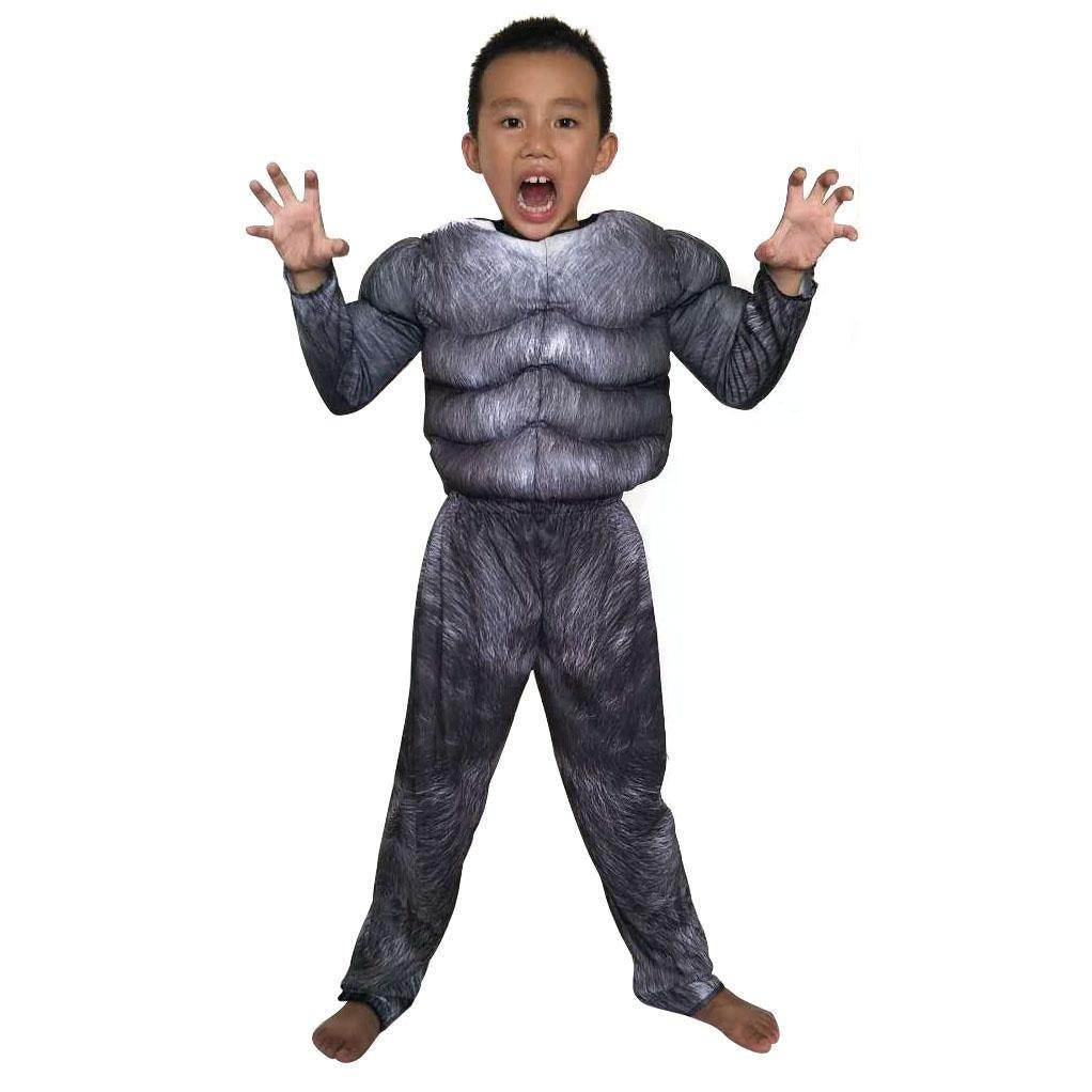 into the woods 1987 wolf costume Masquerade for Adults Halloween - Azufun