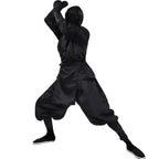 Japanese Ninja Bushido Cosplay Costume with Hood Socks Halloween Outfit Set Dress Up For Men - Azufun