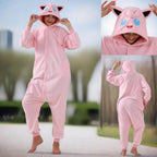 Jigglypuff Kigurumi Onesies Anime Pokemon Pajamas Pyjamas Halloween Costume - Azufun