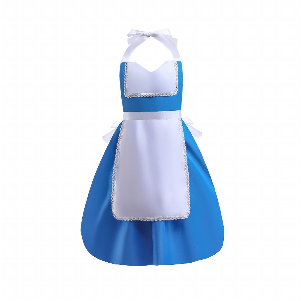 Girls Belle Cinderella Snow White Princess Costume hanging neck apron