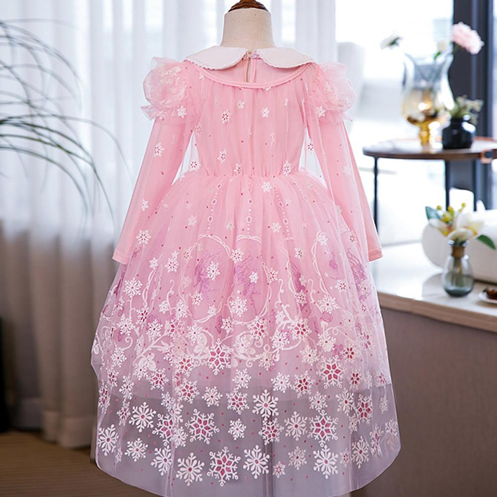 Frozen dresses Elsa princess dress cape Girls baby fluffy Costume Tutu Dress