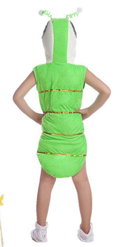 White Caterpillar Animal kigurumi Cosplay Costume Party Wear kids Gift