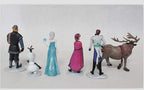 New Frozen Elsa Anna Olaf Playset 6 Figure Cake Topper Toy Doll Set