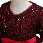 Kids Princess Evening Dresses Ins Girls Long Tutu Sequin Dress