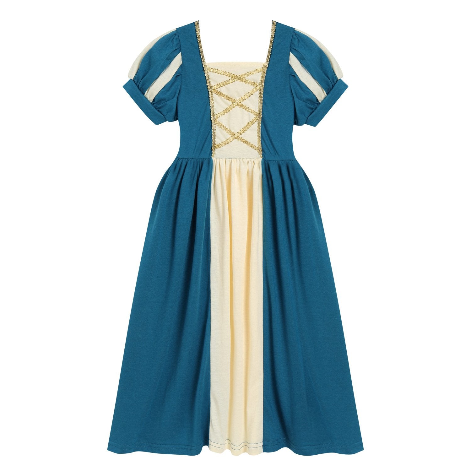 Girls Belle Cinderella Snow White Princess Wind Knitted Costume Dress