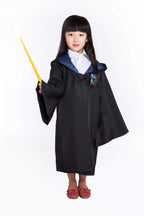 Harry Porter Ravenclaw Robe Cosplay Costume for Kids Halloween Party